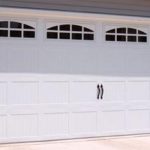 garage door with top windows