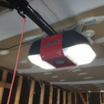 red and white liftmaster garage door opener