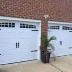 two single garage doors