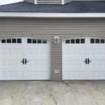 two single garage doors